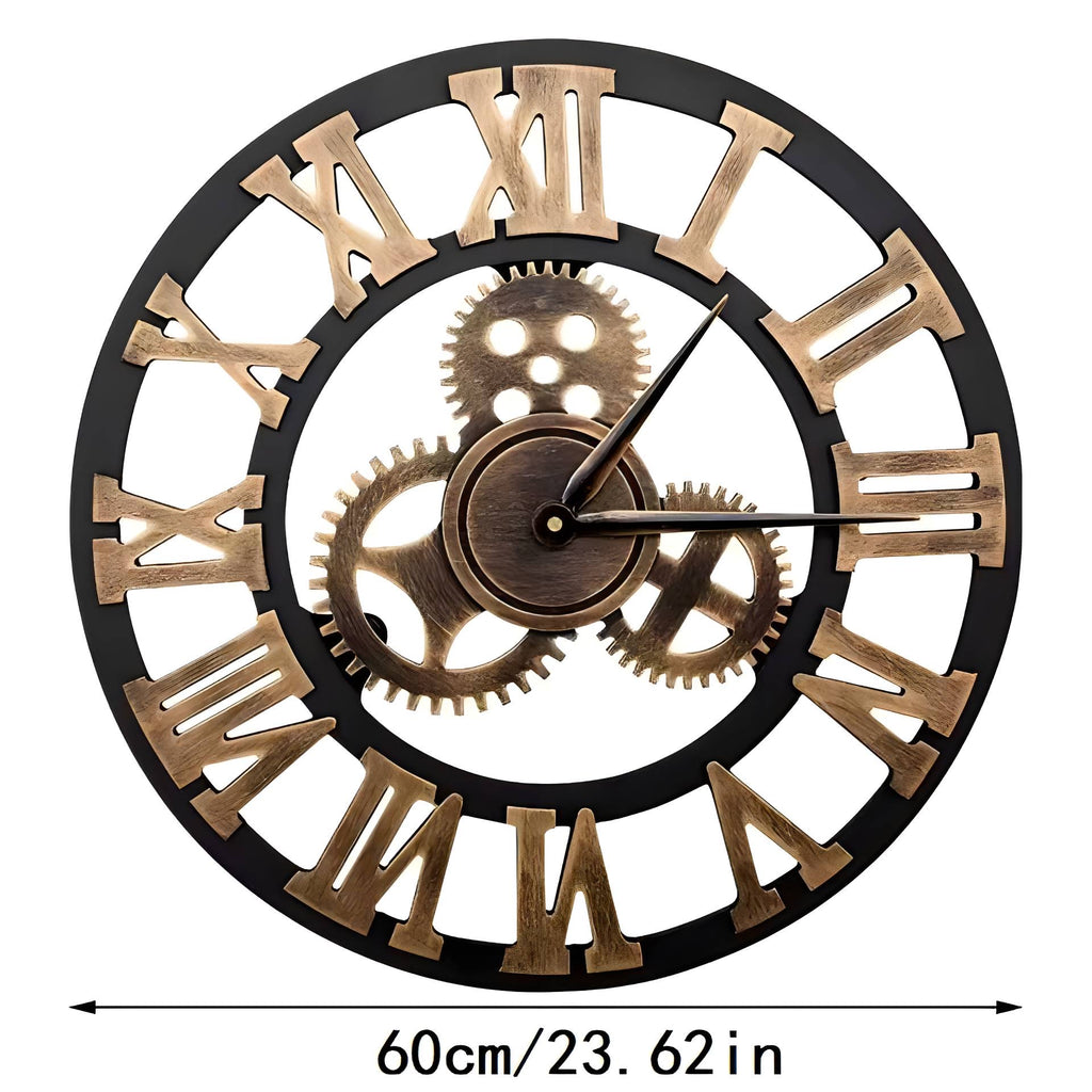 Grand Roman Skeleton Wall Clock – 60cm